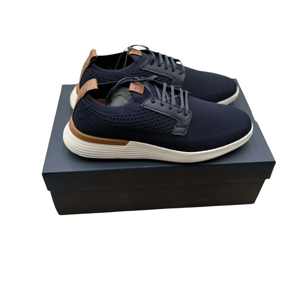 Wolf and Shepherd SwiftKnit Derby Sneakers Black Knit Dress Shoes‎ M 6/W 8